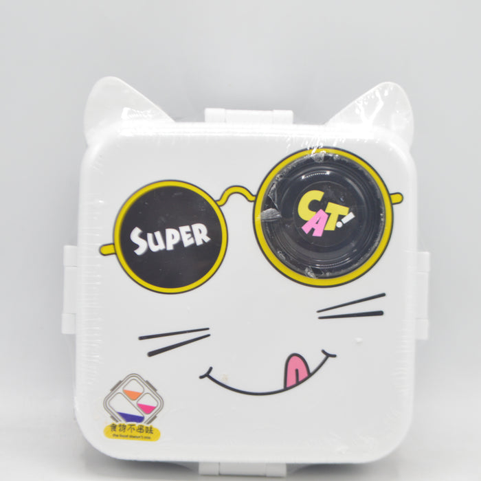 Cat Face Shape Lunch Box