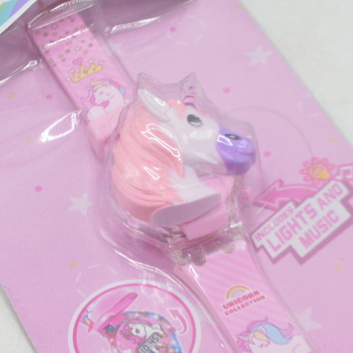 Musical Unicorn Theme Watch with Light