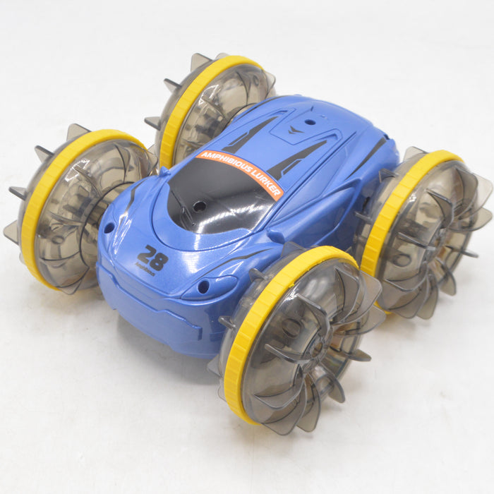 Rechargeable RC Amphibious Stunt Car With Lights