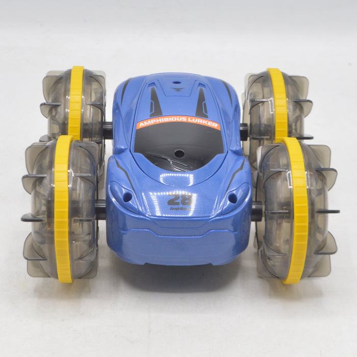 Rechargeable RC Amphibious Stunt Car With Lights