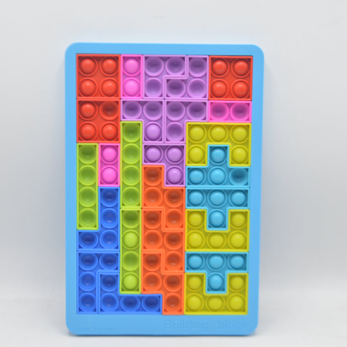 Colorful Pop It  Building Blocks Game