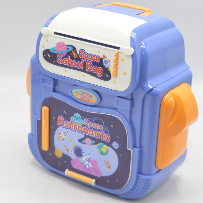 Space Theme School Bag Money Box