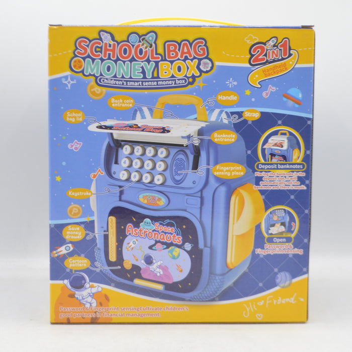 Space Theme School Bag Money Box