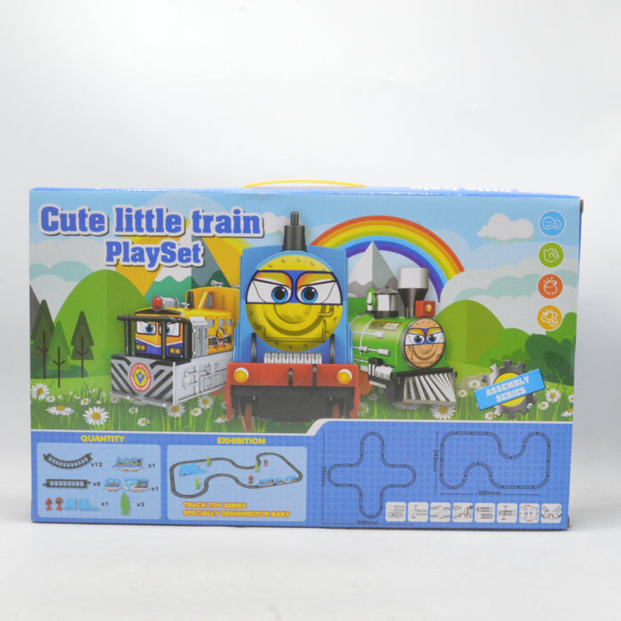Cute Little Track Train Kid Playset