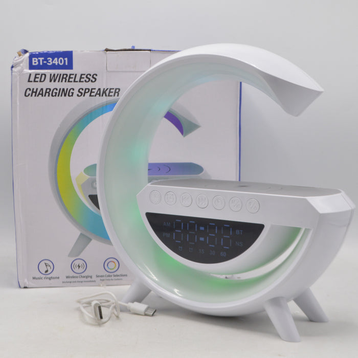 Multifunctional LED Wireless Charger & Speaker