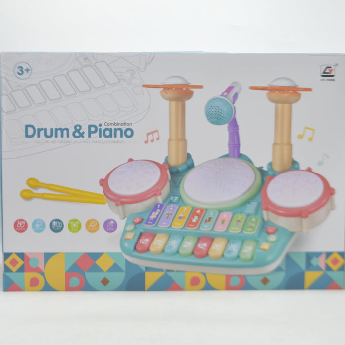 Drum & Piano with Light & Sound