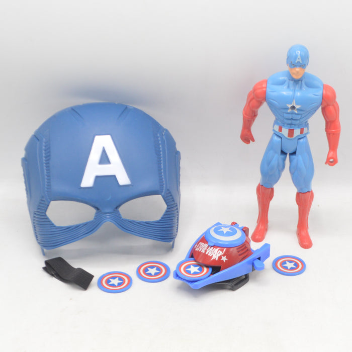 Captain America Avengers Mask & Figure