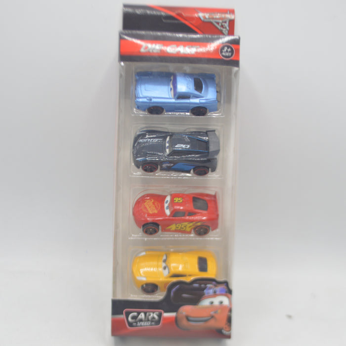 Diecast McQueen Cars Pack of 4