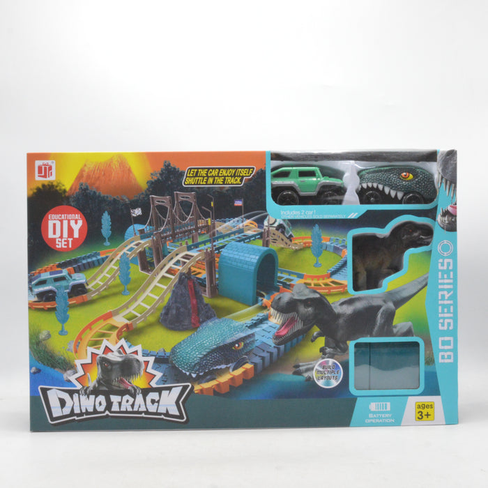 DIY Dinosaur Car Track Set