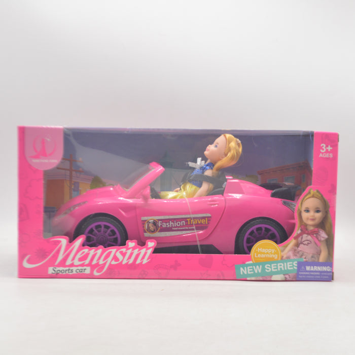 Sports Car & Doll with Light & Sound