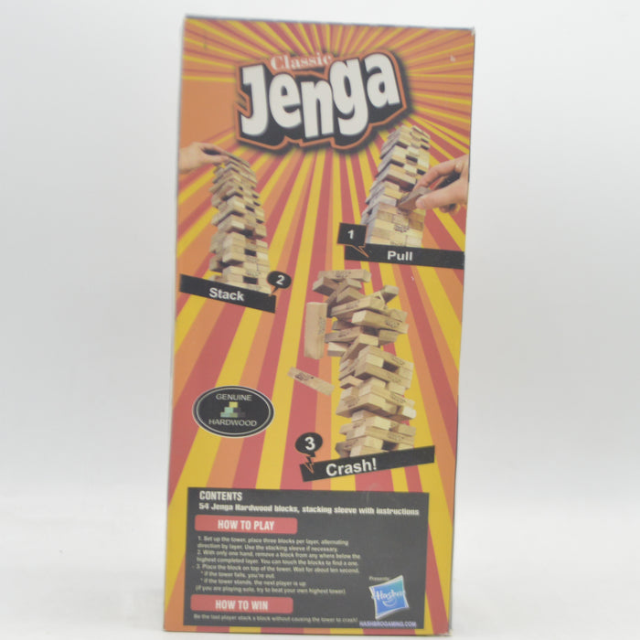 2 in 1 Classic Wooden Jenga Game