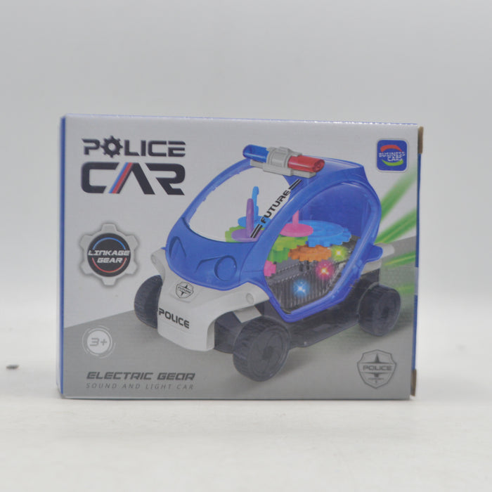 Electric Gear Police Car with Light & Sound