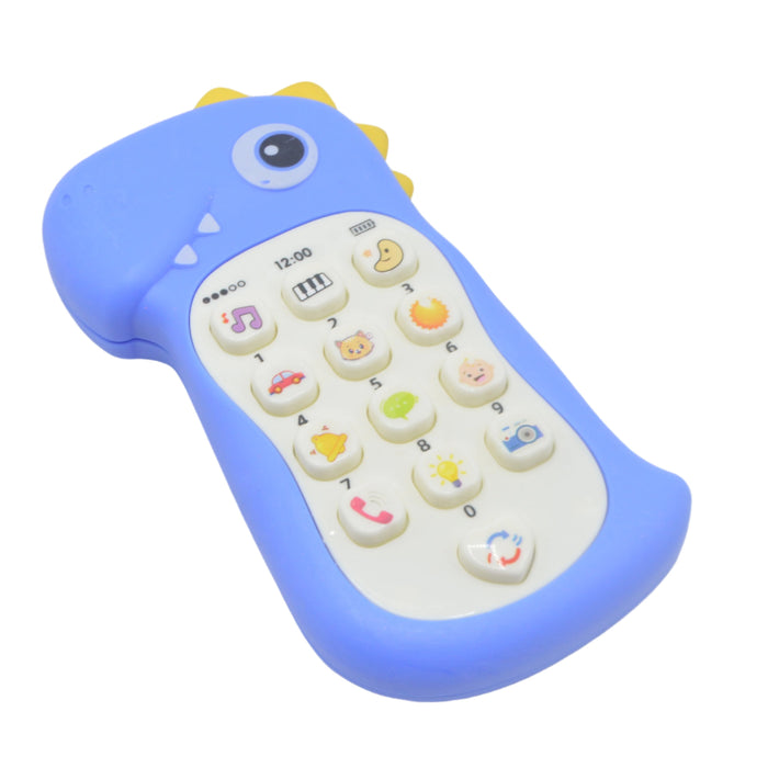 Musical Dinosaur Theme Puzzle Phone with Light