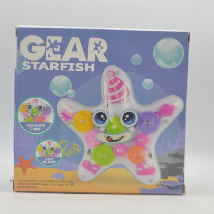 Transparent Gear Starfish With Light & Sound