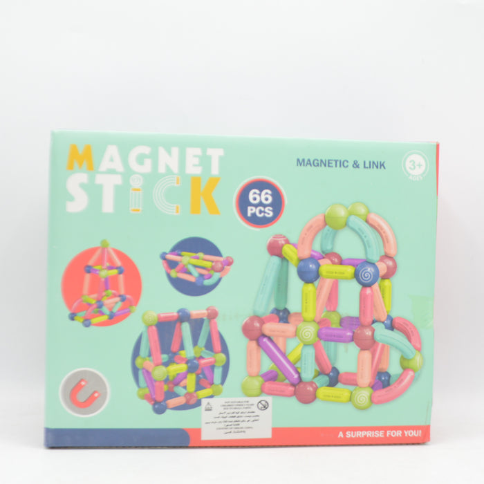 Magnetic Stick Building Blocks 66 Pieces