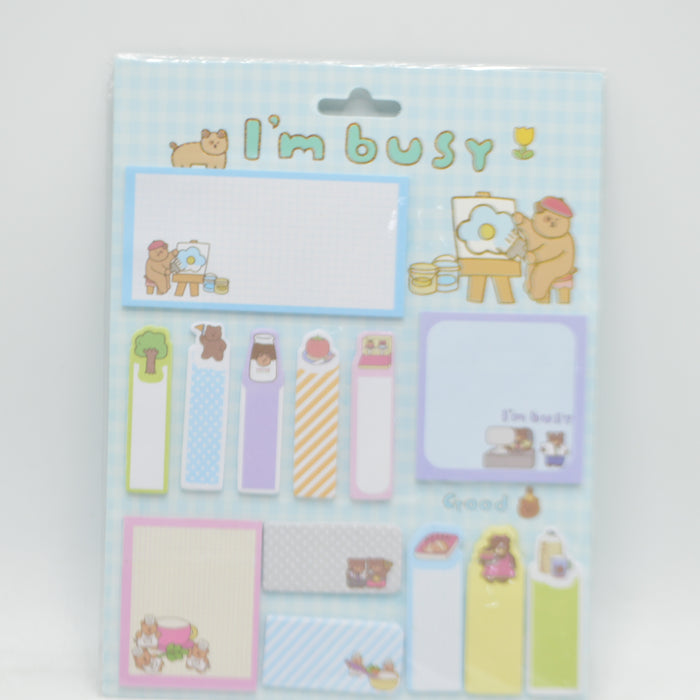 Teddy Bear Theme Paper Sticky Notes