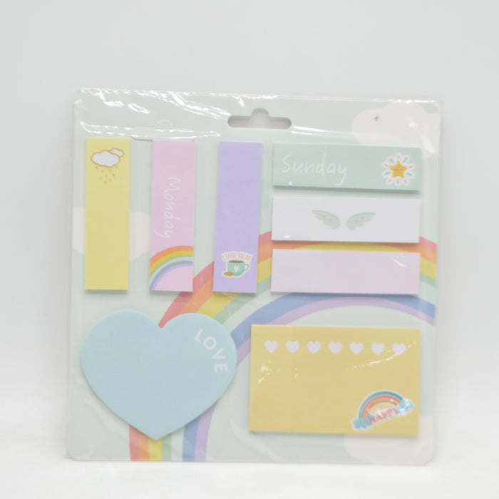 Rainbow Theme Sticky Notes