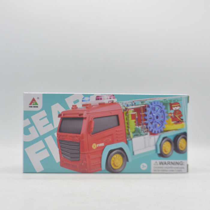 Gear Fire Truck with Light & Sound