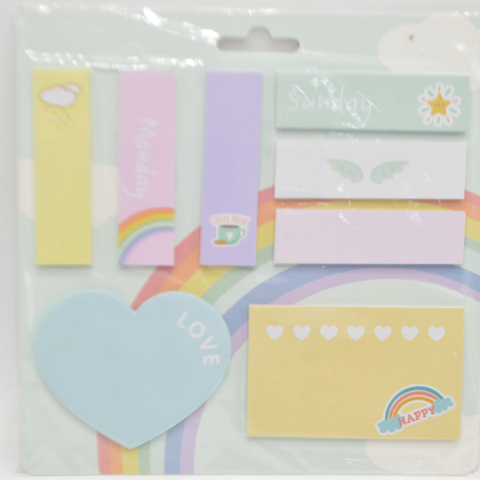 Rainbow Theme Sticky Notes