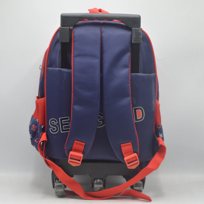 Spiderman Theme Trolley School Bag