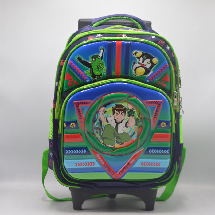 Ben 10 Theme Trolley School Bag