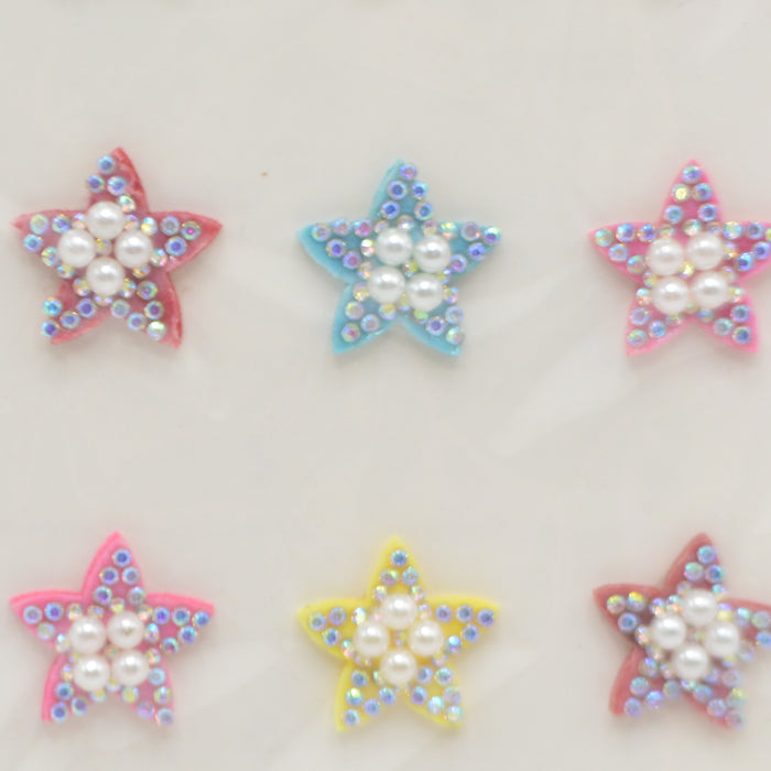 Star  Shape Crystal Stickers