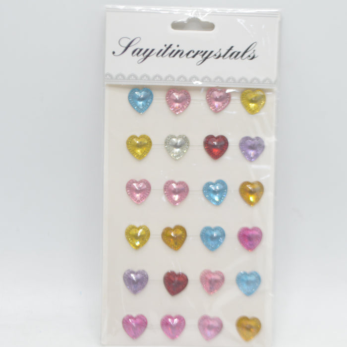 Colorful Heart Shape Stickers