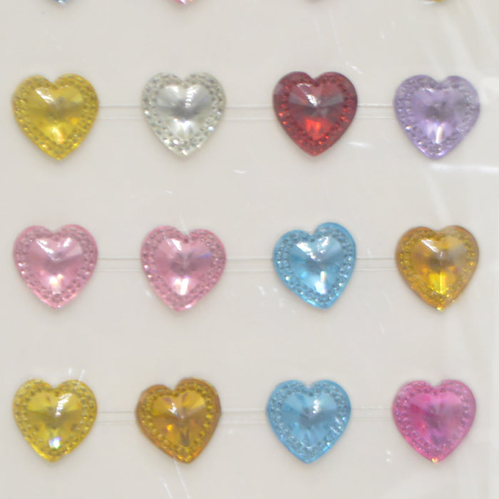 Colorful Heart Shape Stickers