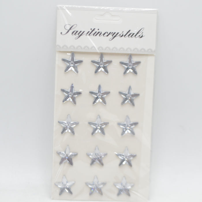 Silver Star Stickers