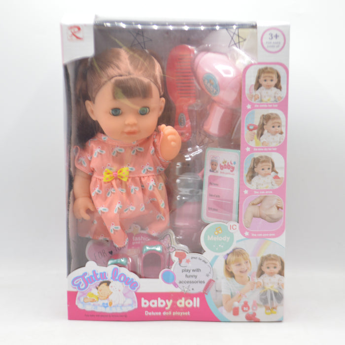 Deluxe Musical Baby Doll with Accessories