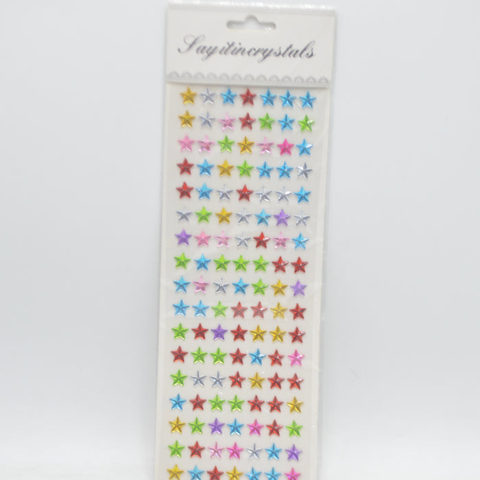 Crystal Star Shape Stickers