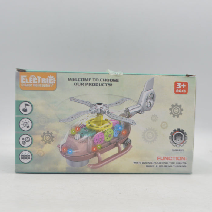 Electric Gear Helicopter with Light & Sound