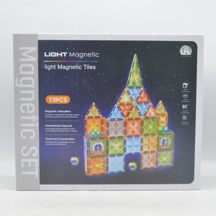 Light Magnetic Tiles Building Blocks