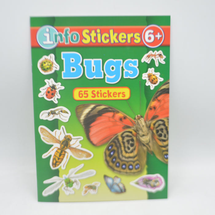 Kids Info Bugs Stickers Book