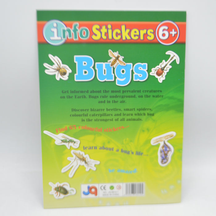 Kids Info Bugs Stickers Book