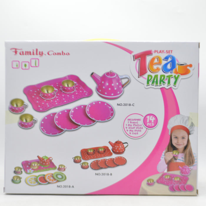 14 PCS Family Comboo Tea Party Play Set