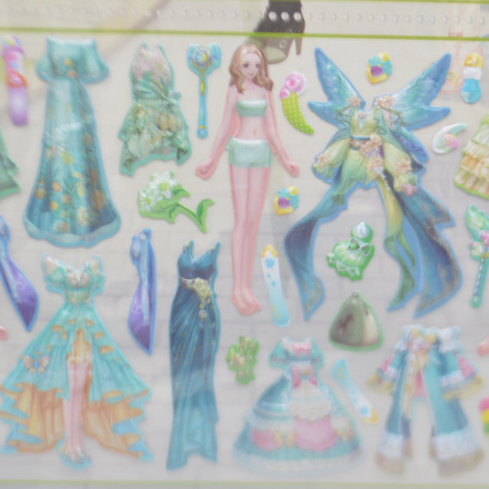 Stylish Princess Costume Stickers