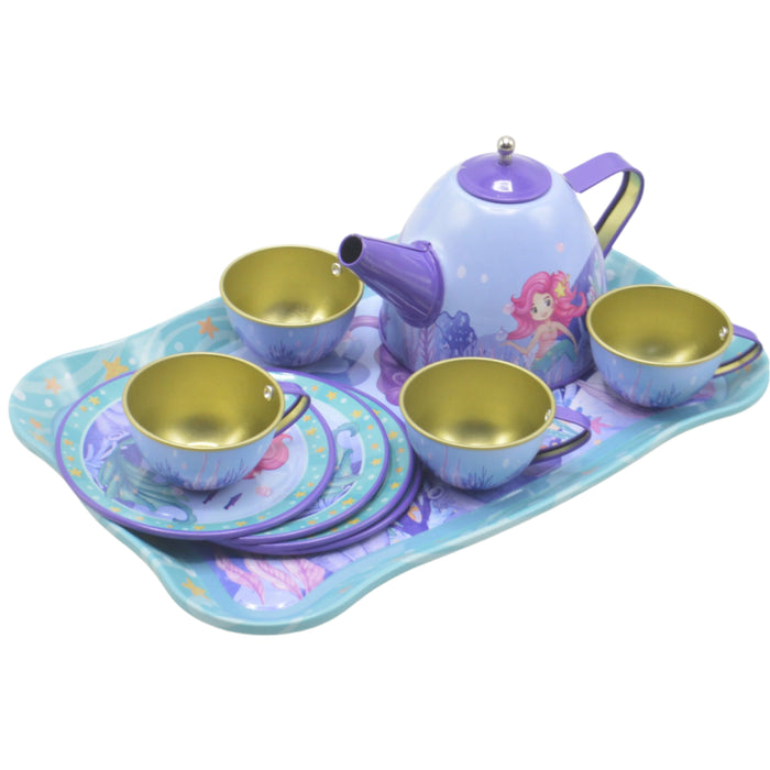 Stainless Steel Mermaid Theme Tea Set