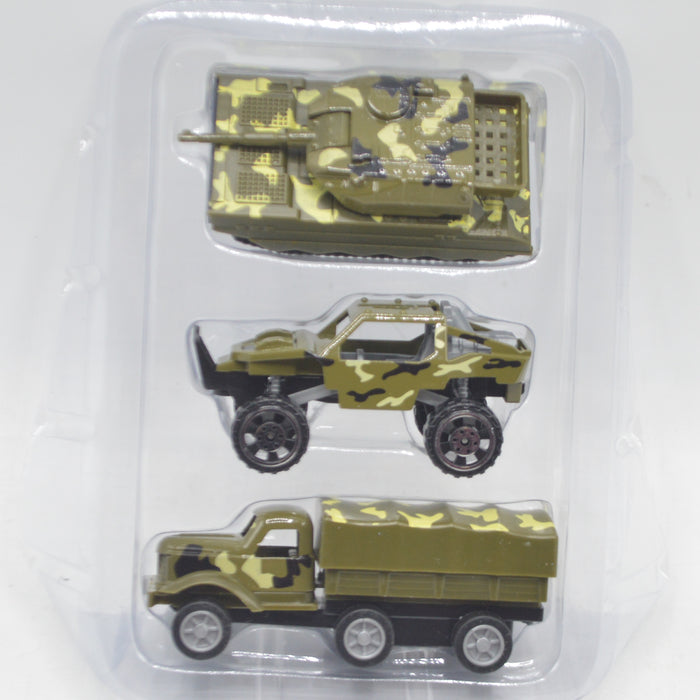 Diecast Army Car Beasts 3 Pieces