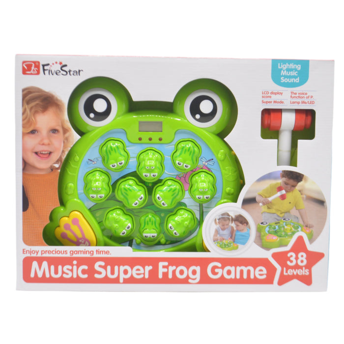 Musical Hammer Frog Game with Light