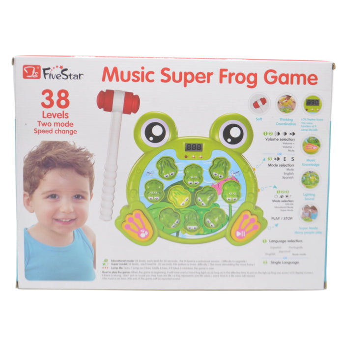 Musical Hammer Frog Game with Light