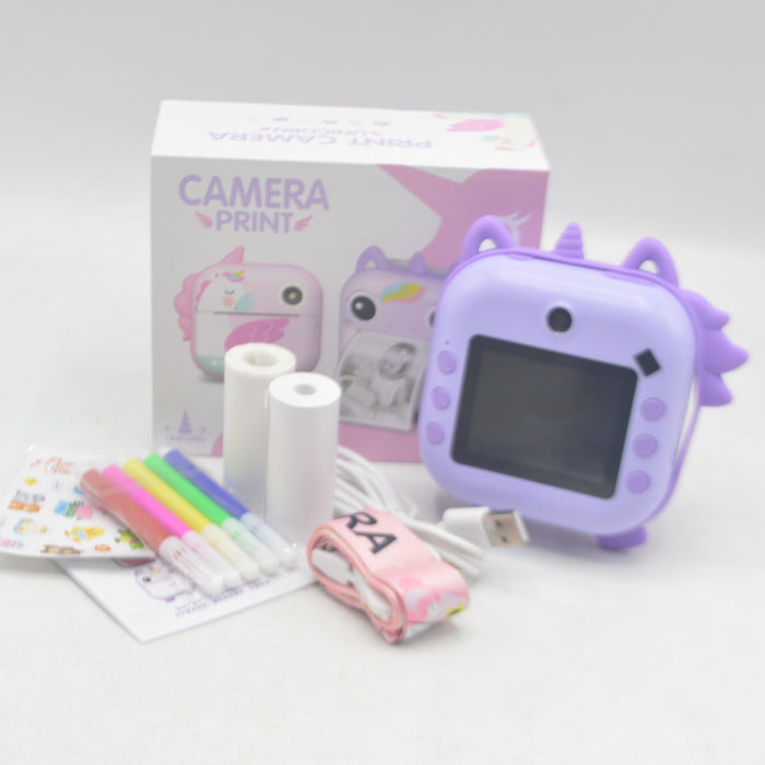 Rechargeable Unicorn Print Camera