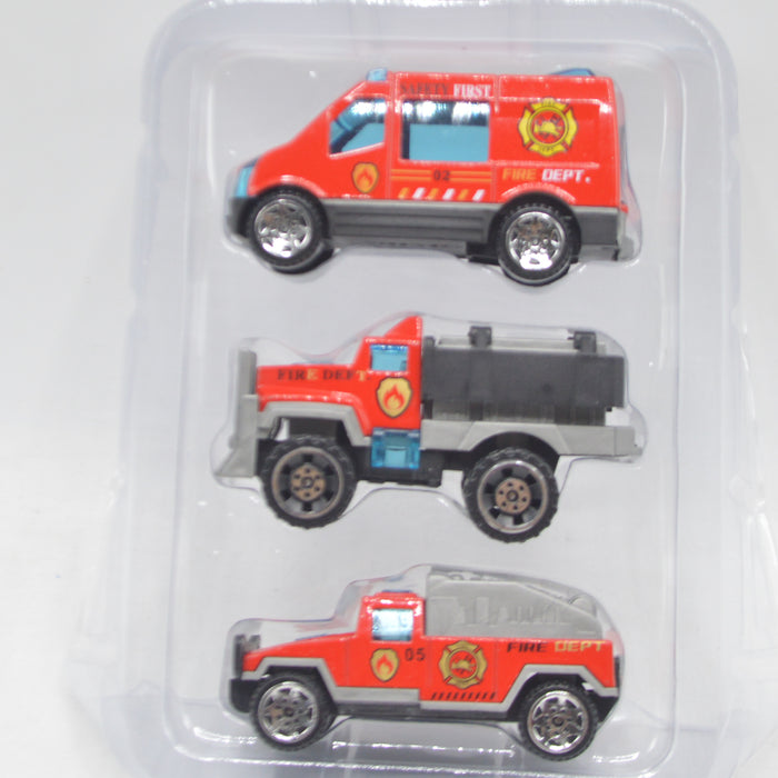 Diecast Fire Car Beasts 3 Pieces