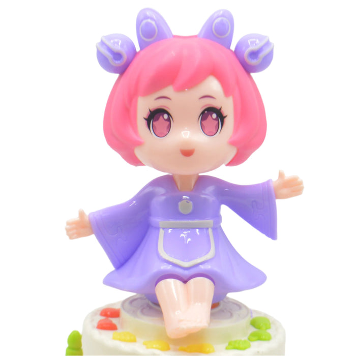 Musical Cute Girl Toy Cake with Light & Sound