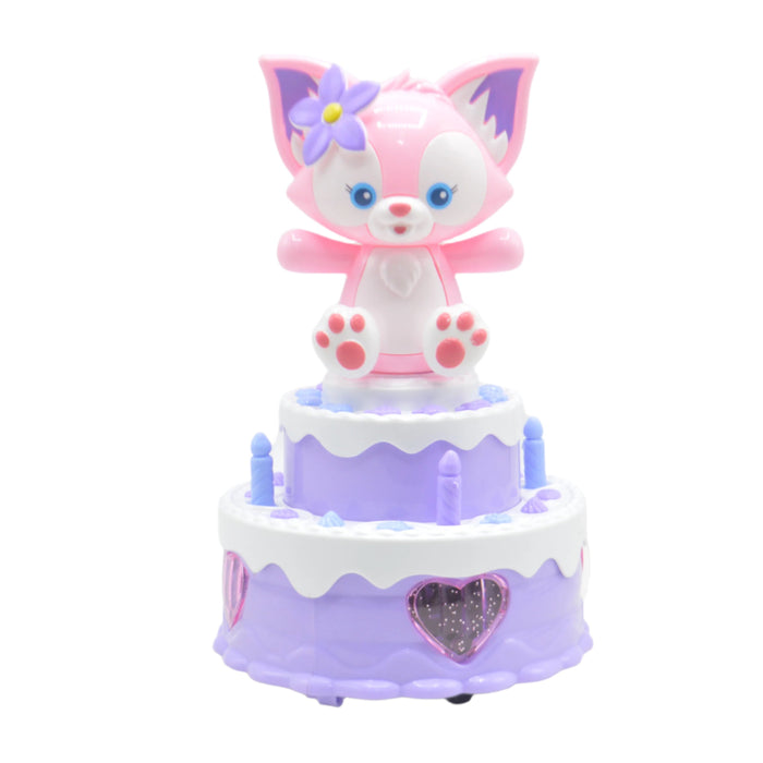 Musical Cute Fox Toy Cake with Light & Sound