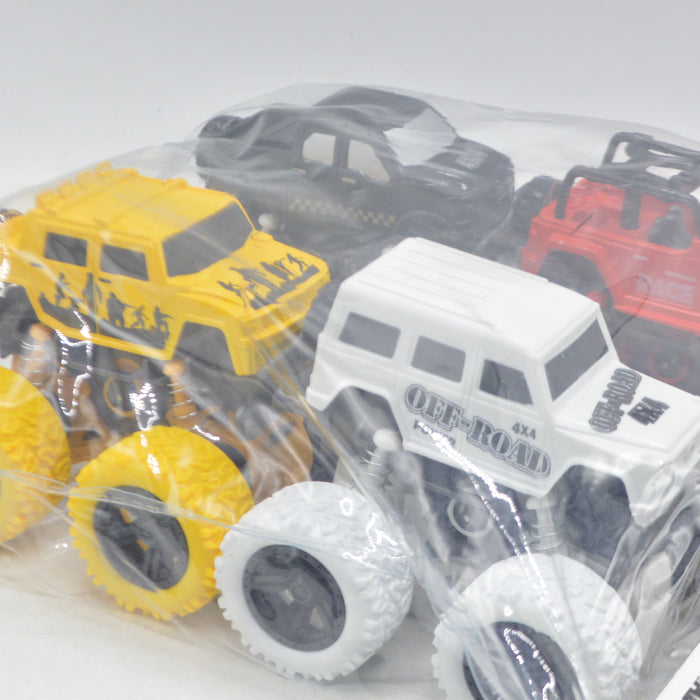 Off-Road Stunt Jeep Pack of 4