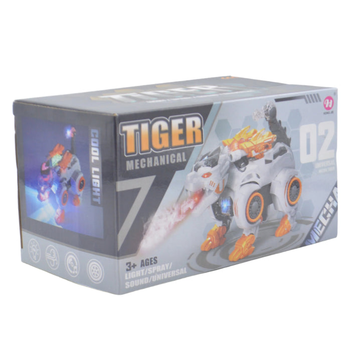 2 in 1 Musical Tiger Car with Light