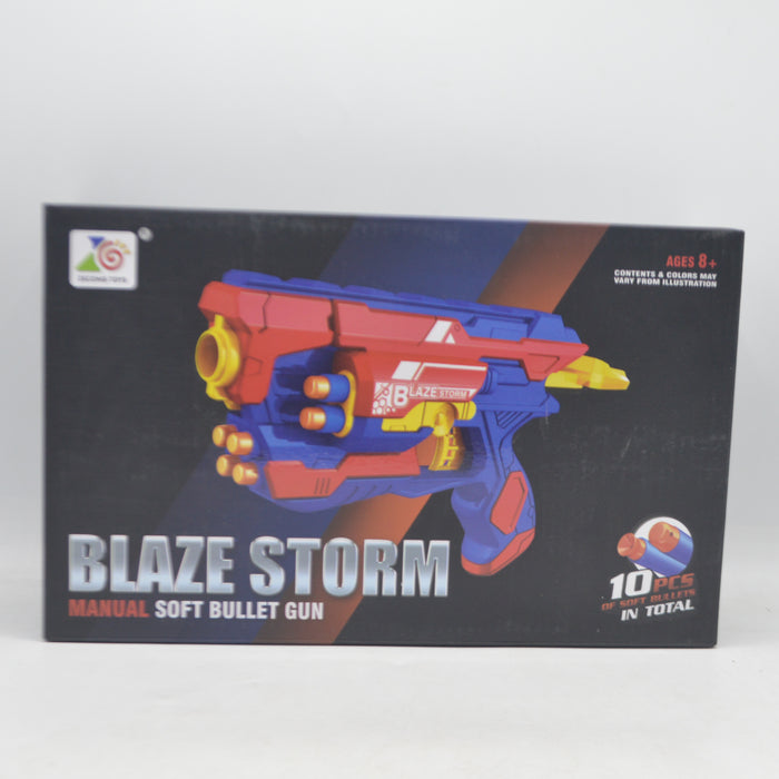 Manual Blaze Storm Soft Bullet Gun