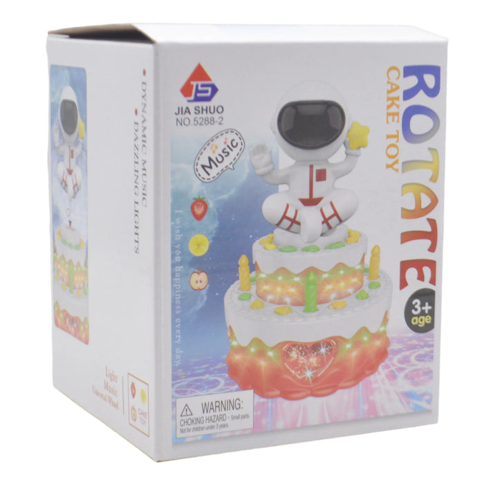 Musical Space Theme Cake Toy with Light