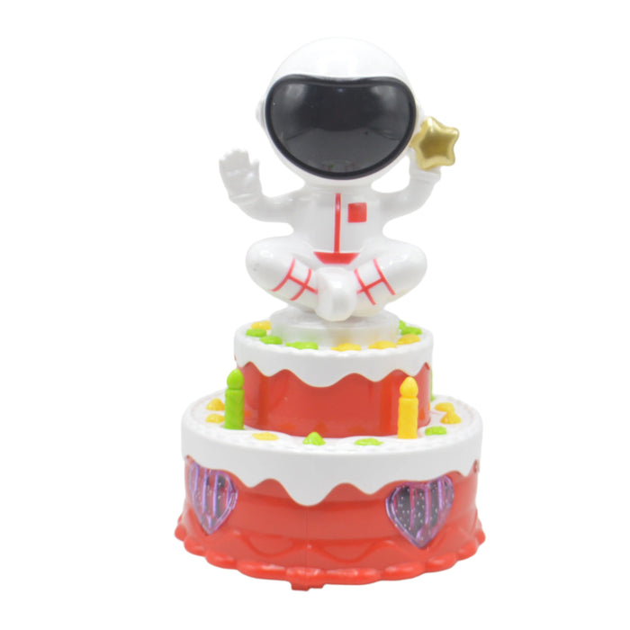 Musical Space Theme Cake Toy with Light